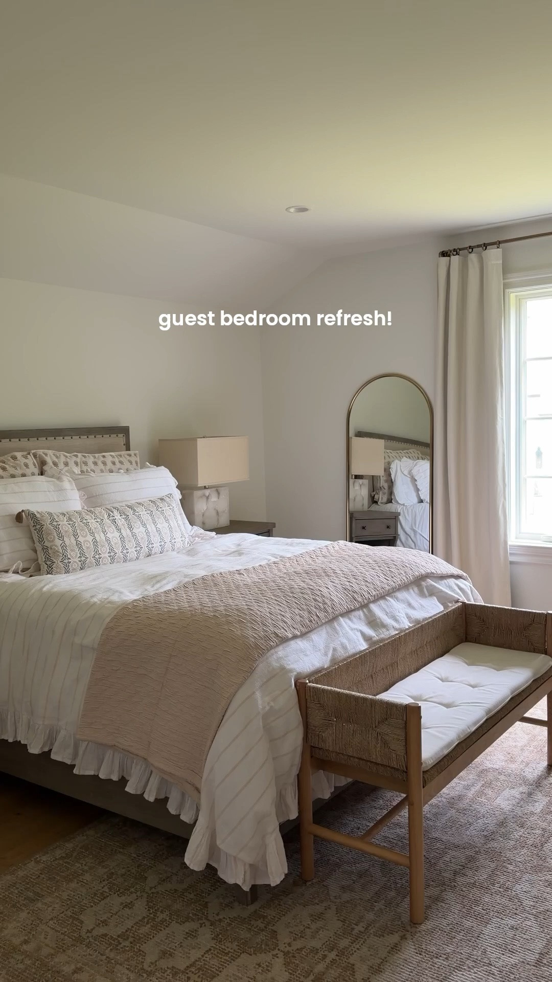 Guest bedroom refresh 🤍

#LTKHome
