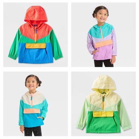 These Cat & Jack toddler Colorblock Anoraks are giving all the 90’s vibes, and we can’t get enough!  A must-have for rainy spring days ahead!

#LTKkids #LTKfindsunder50