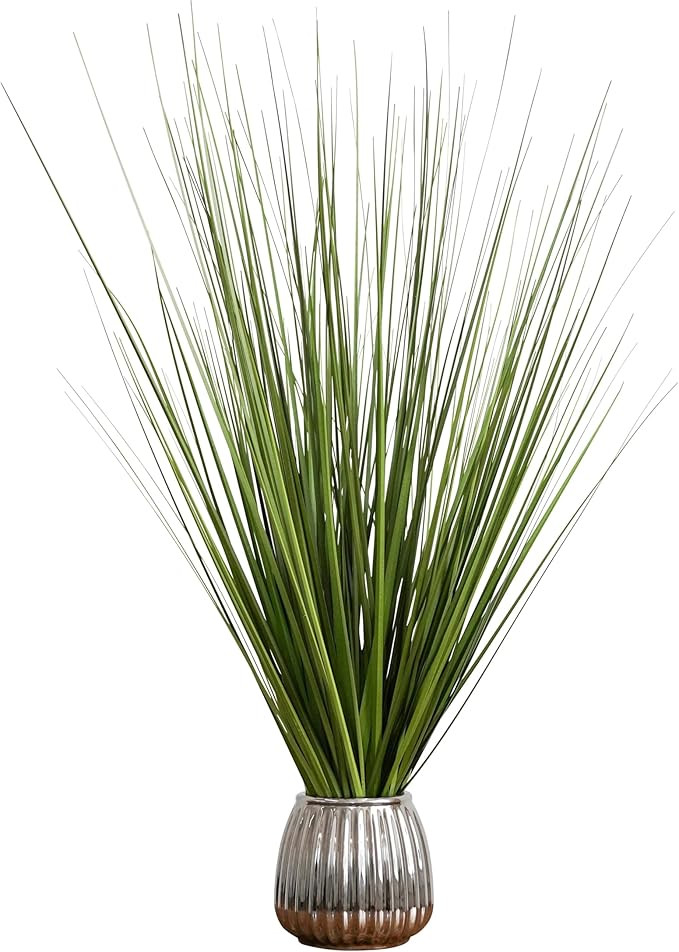 Nature's Elements Desktop Artificial Foliage Grass (Silver) | Amazon (US)
