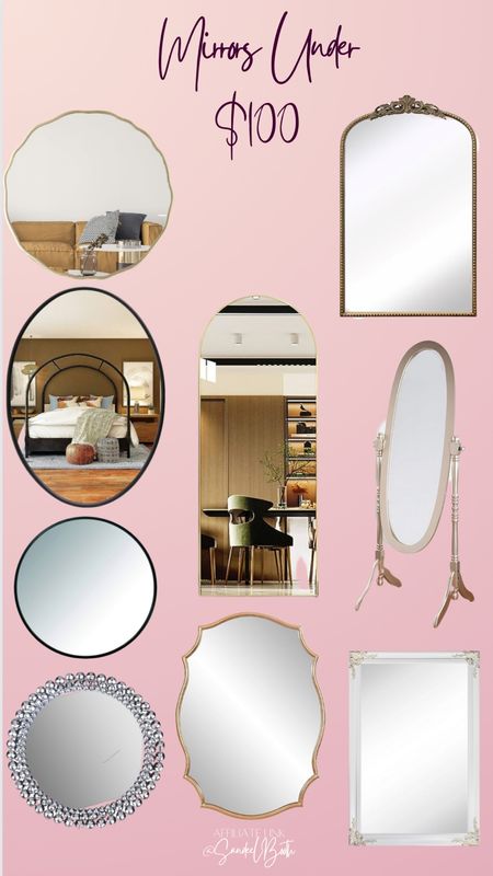 Mirrors under $100

Bedroom, living room, fall decor, affordable home decor 

#LTKfindsunder100 #LTKsalealert #LTKhome