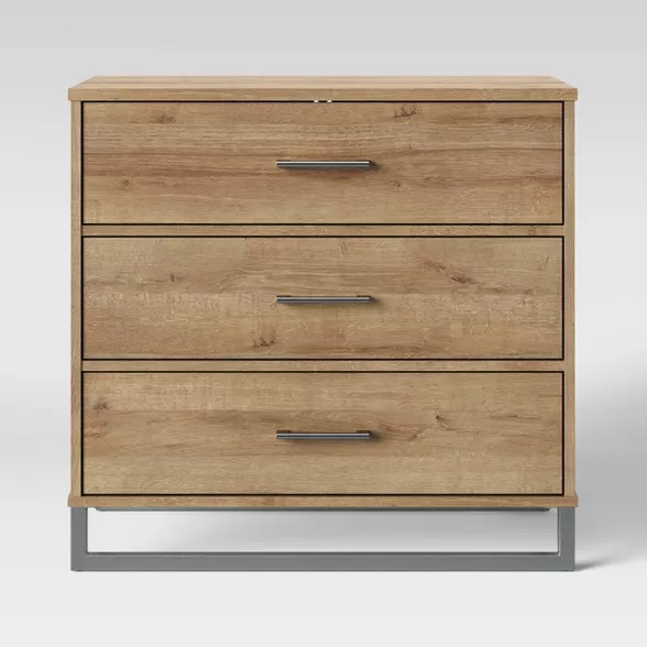 Target/Furniture/Bedroom Furniture/Dressers‎Mixed Material 3 Drawer Dresser - Room Essentials... | Target