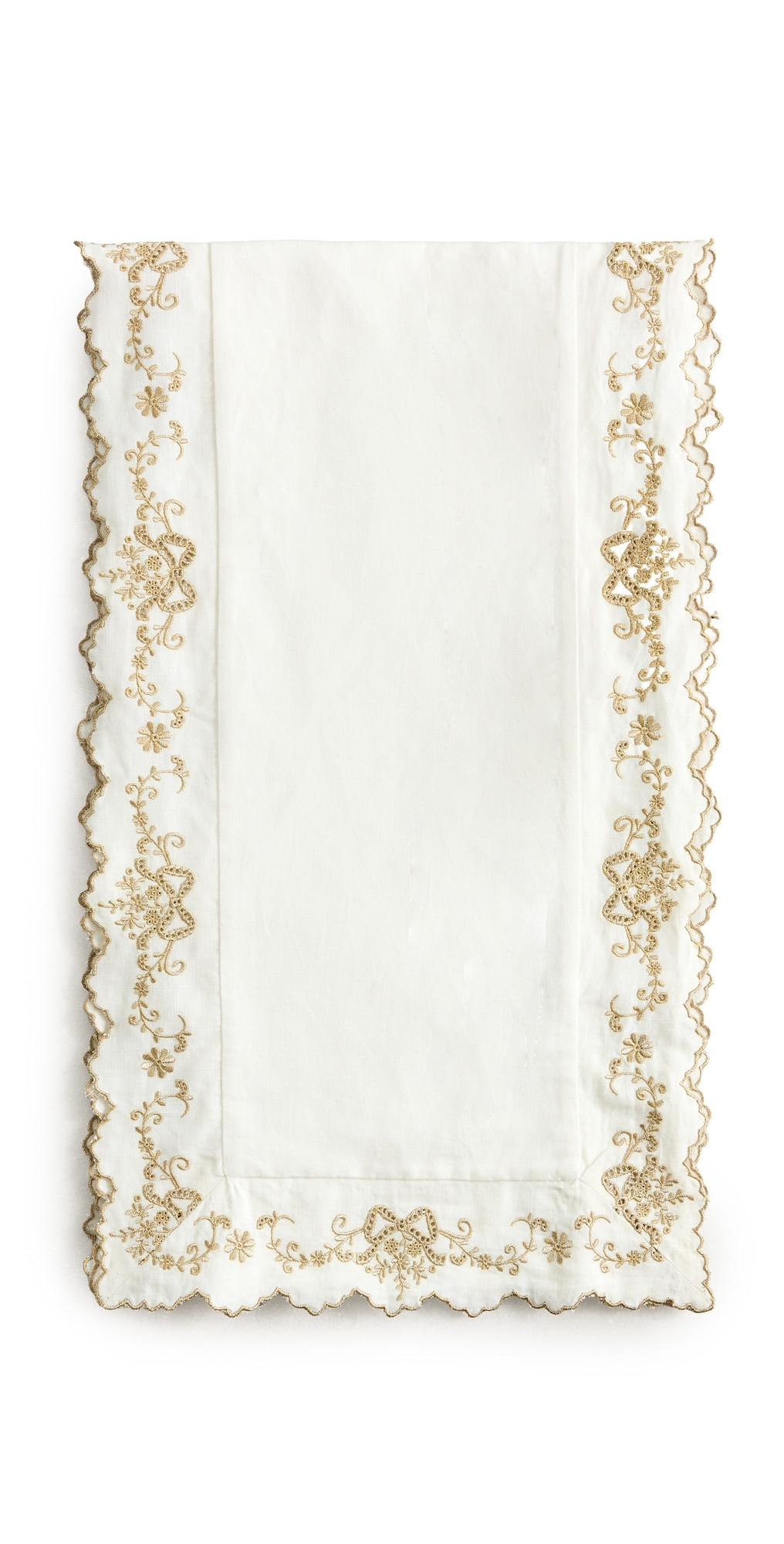 LoveShackFancy Winter Ribbon Table Runner Golden Hour One Size | Shopbop
