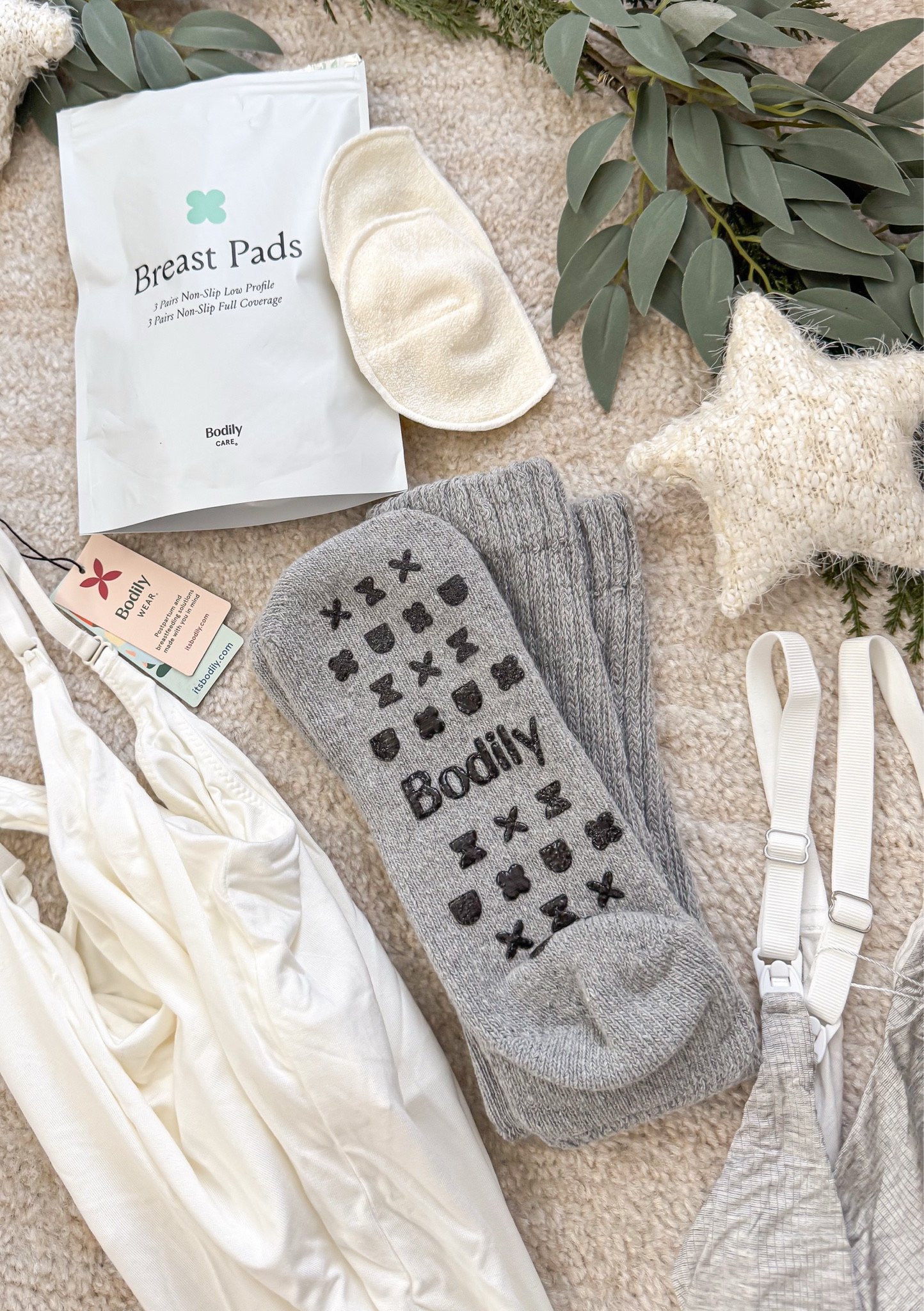 # ad Soon to be moms, postpartum and breastfeeding moms, it’s about time you get yourself a gift! Here’s my top recommendations from @itsbodily :
Nursing Tanks: these are not just for nursing! They’re so comfortable I wore them to bed as a pumping mom.
Non Slip Socks: whether you’re at home or packing these for the hospital, you need grips on your socks to prevent slipping- as a mom carrying a baby or a pregnant mama!
Nursing Bra: The Everything Bra by Bodily is by far the most comfortable nursing/pumping bra you’ll find! I even used this bra with my cordless pumps.

#LTKSeasonal #LTKGiftGuide #LTKHoliday