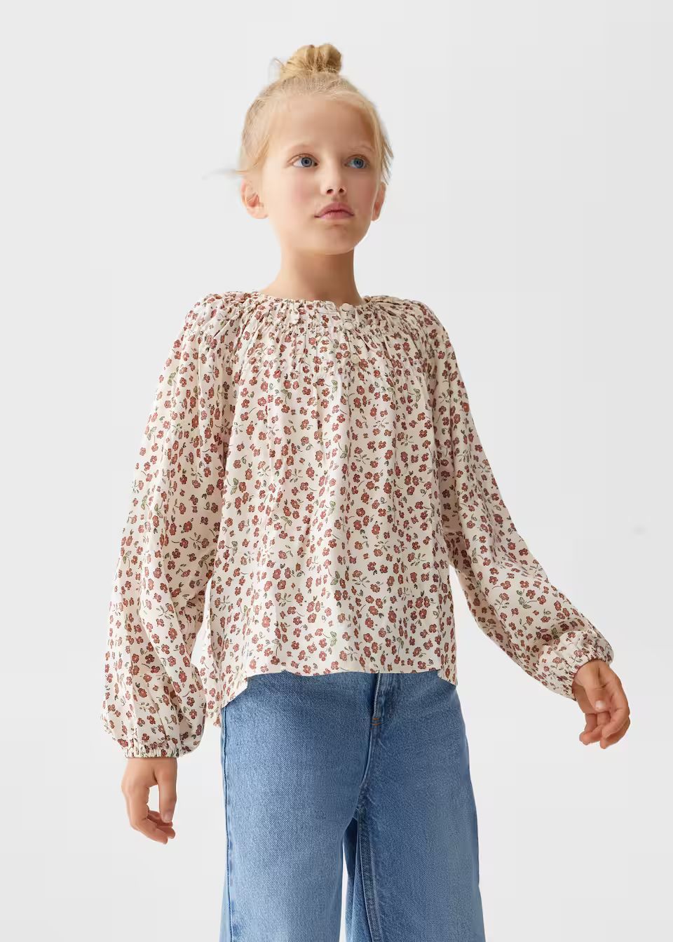 Floral print blouse | MANGO (US)