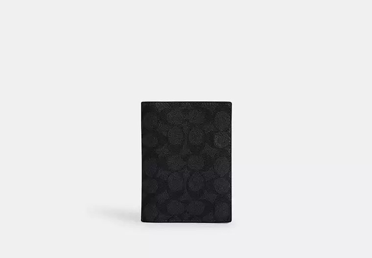 Passport Card Case In Signature Canvas | Coach Outlet US