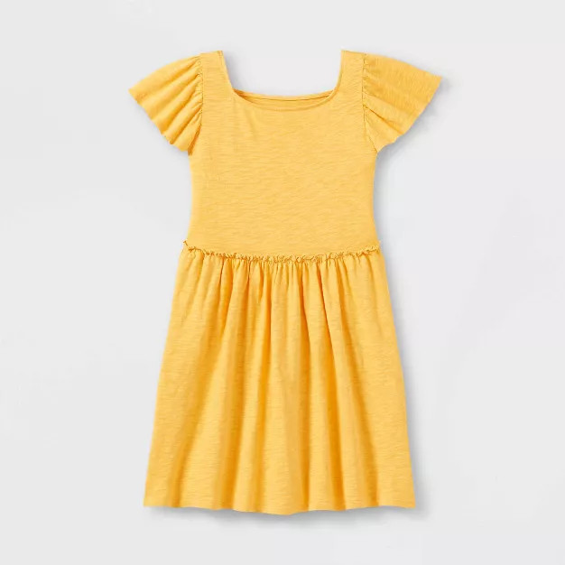 Girls' Short Sleeve Dress - Cat & Jack™ | Target
