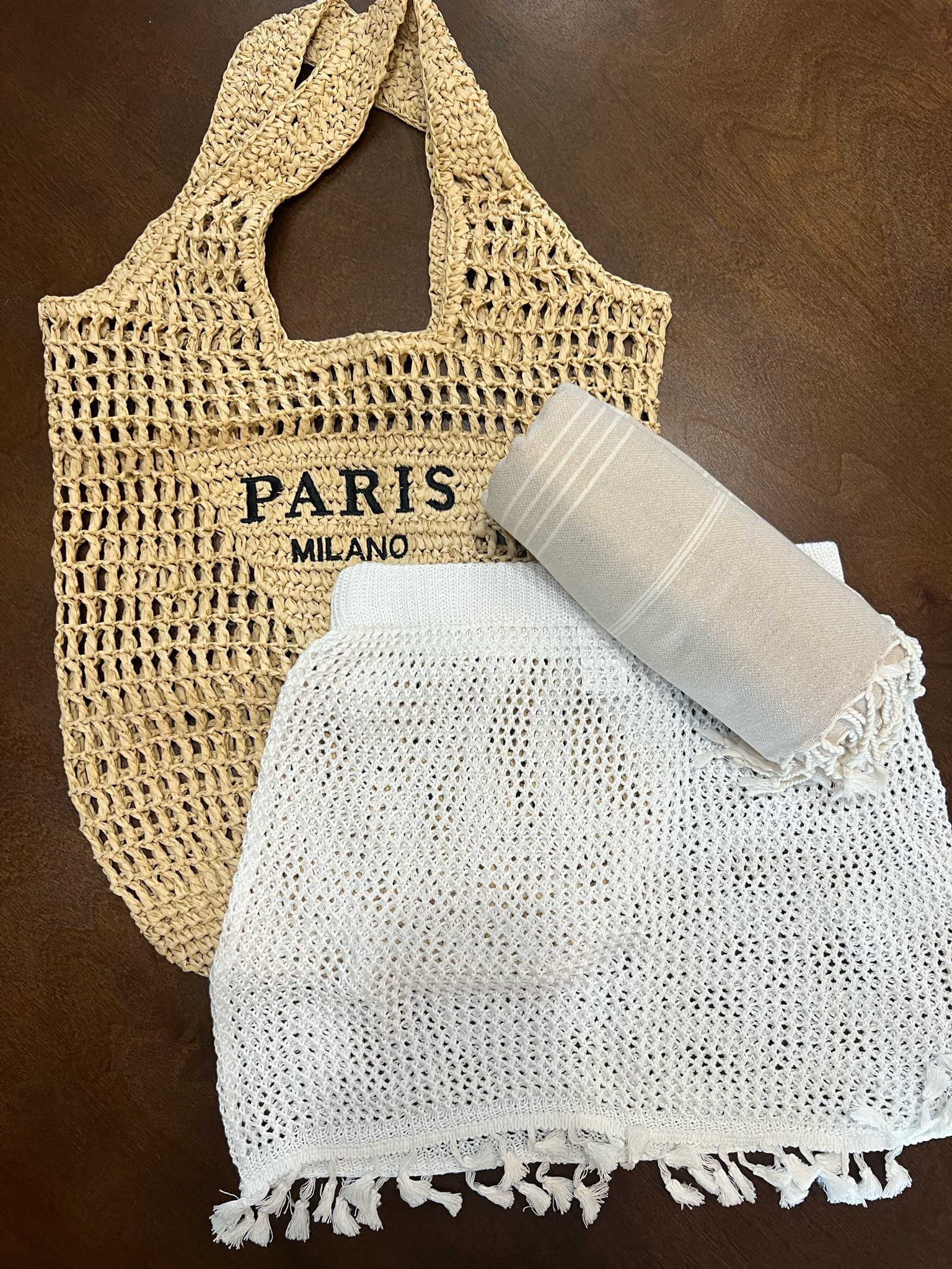 Beach vaca must-haves:

- beach bag
- coverup 
- beach towel

#LTKswim #LTKfindsunder50 #LTKtravel