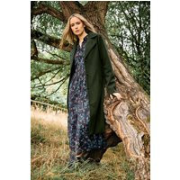 Long Tall Sally Women's Tall Formal Midi City Coat in Dark Green | Size: 20 | Debenhams UK