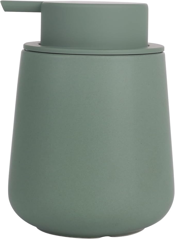 INGOFIN Ceramic Lotion Dispenser - 12oz Refillable Hand Soap Dispenser Bathroom, Modern Liquid So... | Amazon (US)