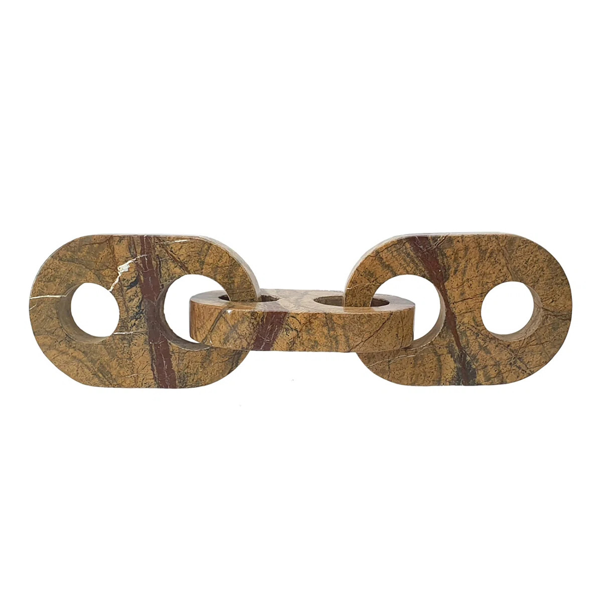 Carelyn Marble Decorative Chain - 14.5x4x4" - Brown | Wayfair North America