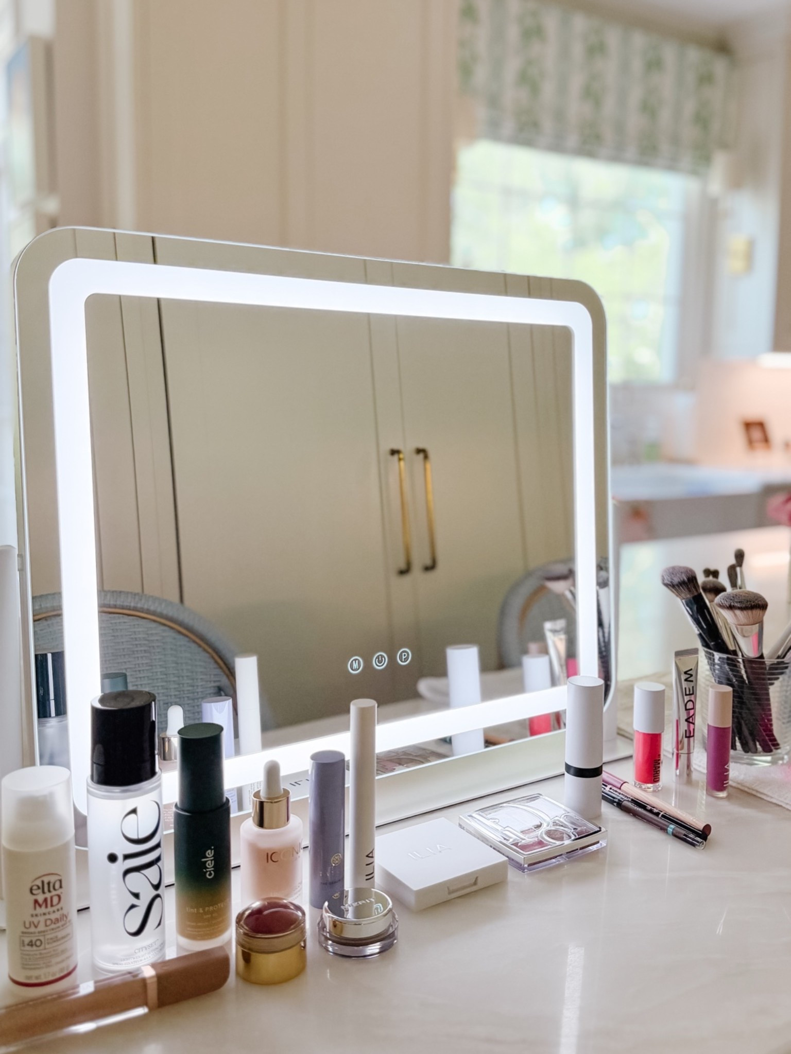 My favorite vanity mirror is on sale for almost 50% off on Amazon! My size is around $40… comes in a few colors and sizes.

#LTKselfcare #LTKgrwm