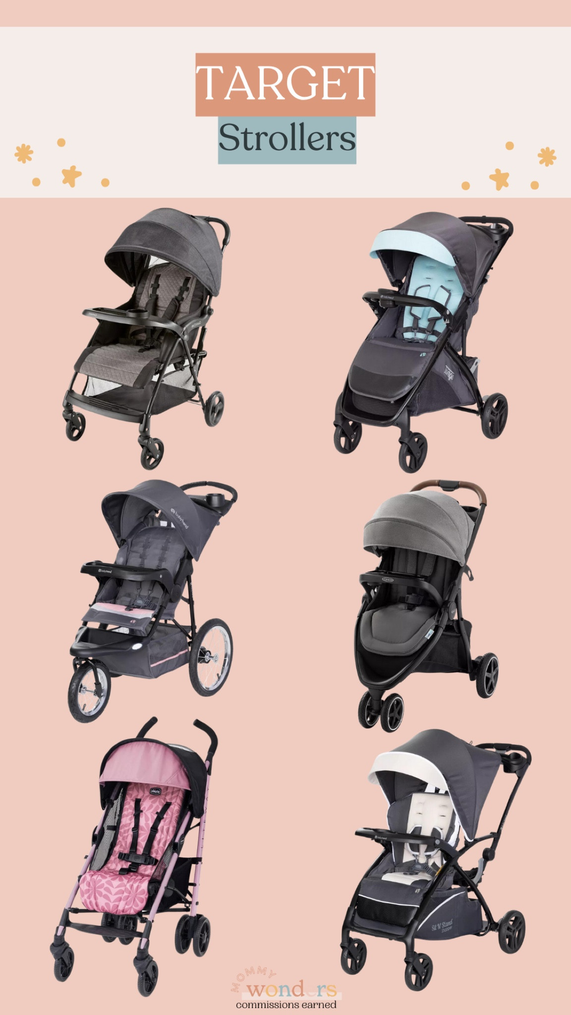 Great options and color choices on strollers at Target! 

#LTKStyleTip #LTKKids #LTKBaby