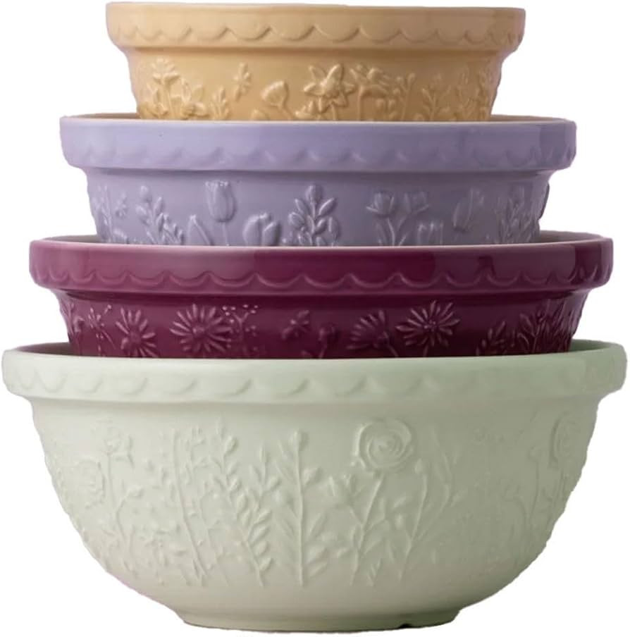 Mason Cash In The Meadow 4-Piece Mixing Bowl Set | Amazon (US)
