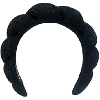 Mimi and Co Spa Headband for Women - Sponge & Terry Towel Cloth Fabric Head Band for Skincare,Ver... | Amazon (US)