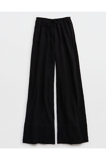 Aerie Day-Off Pant Women's True Black XXS | Aerie