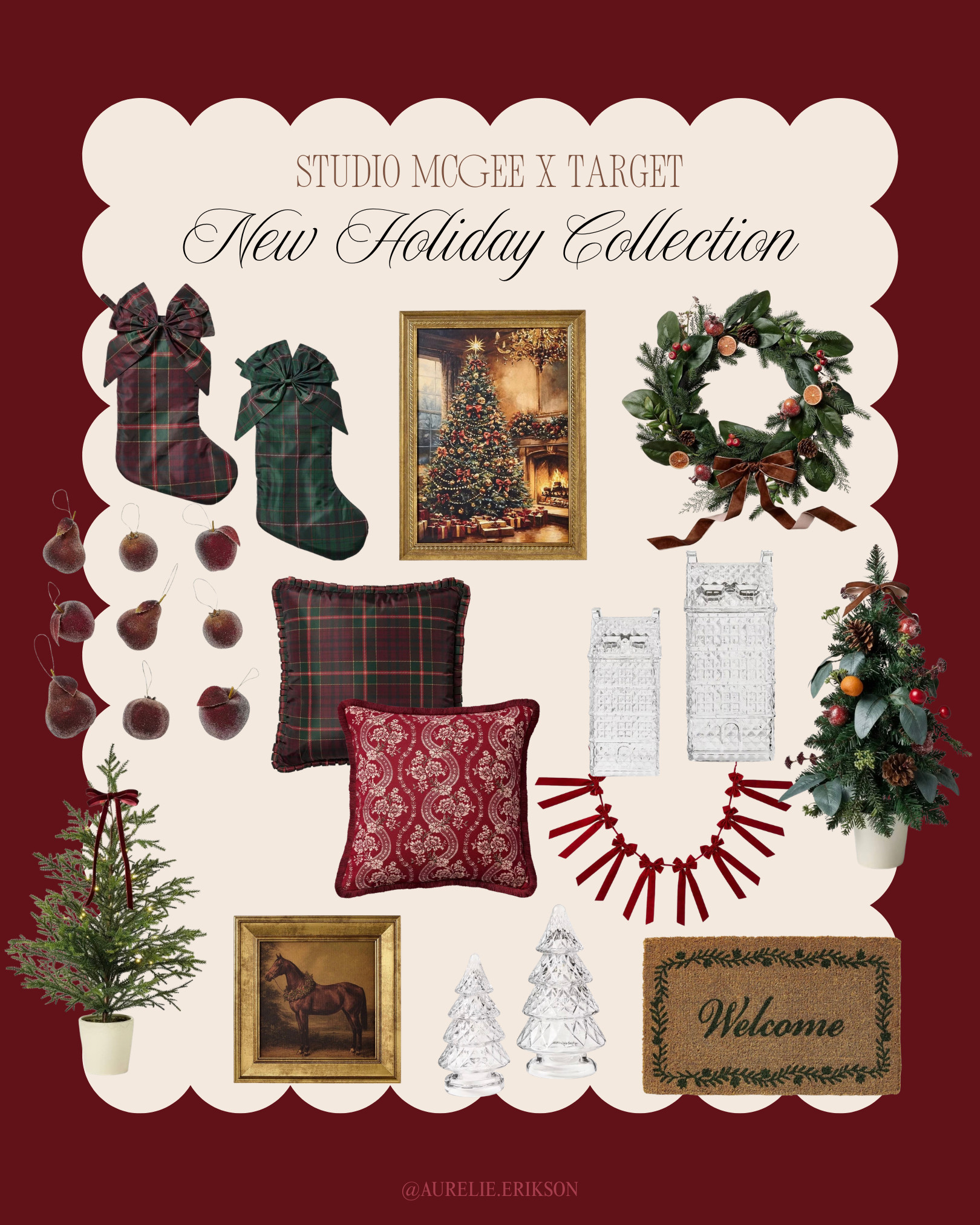 POV: your holiday decor just got a major upgrade 🎄🤎 The new Studio McGee x Target holiday collection drops October 4th, and it’s giving cozy, classic, elevated Christmas. Think pretty neutrals, sugared fruit ornaments, velvet ribbons, timeless details + pieces you’ll want to pull out year after year. Consider this your reminder to set the alarm 👀✨ 

 #LTKSeasonal #LTKHome