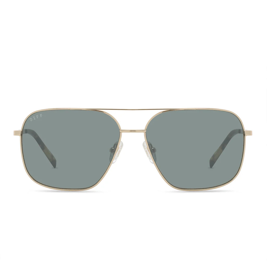 COLOR: gold g15 polarized sunglasses | DIFF Eyewear