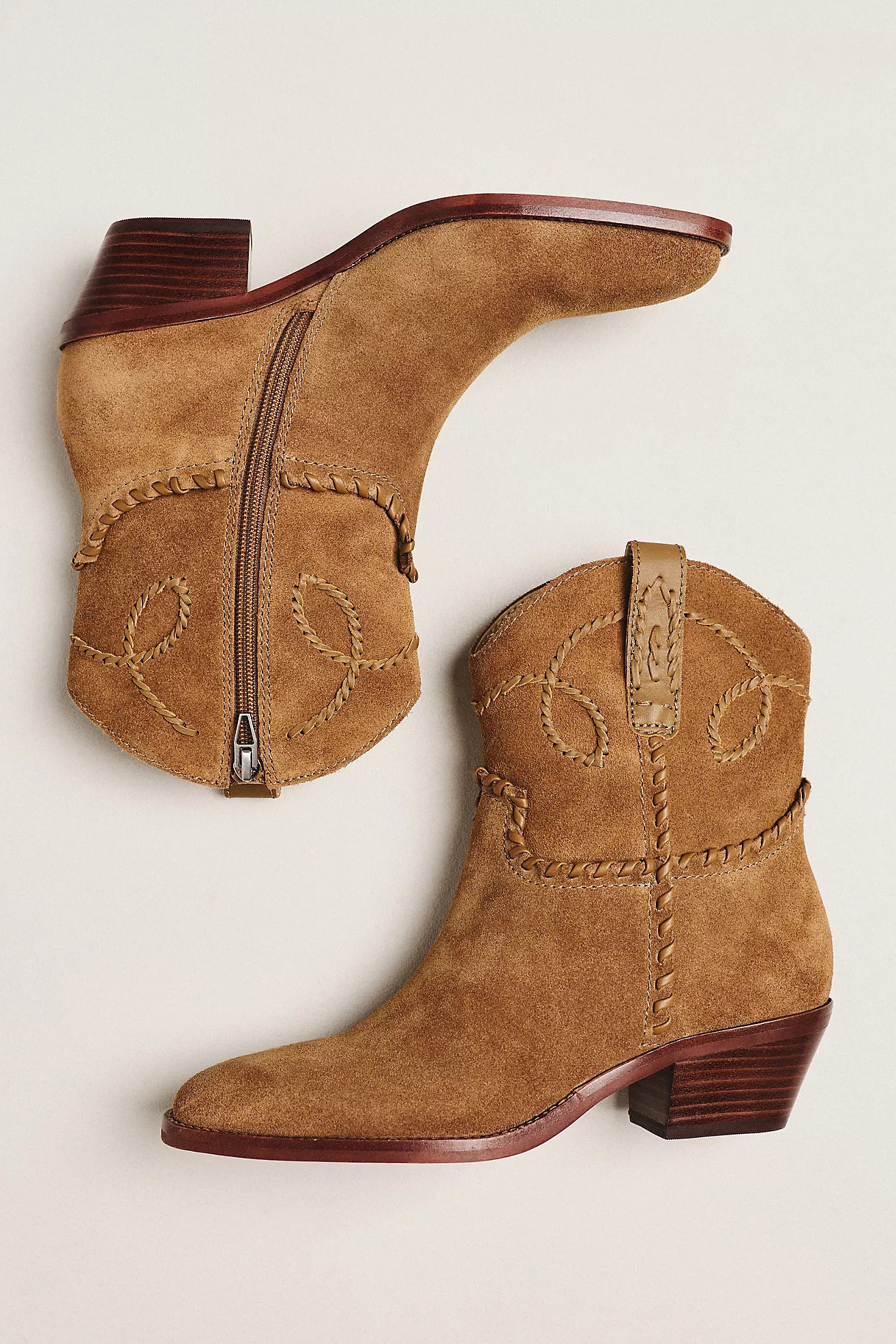 Dolce Vita Rudo Western Ankle Boots | Anthropologie (US)