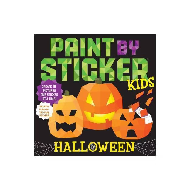 Paint by Sticker Kids: Halloween - by  Workman Publishing (Paperback) | Target