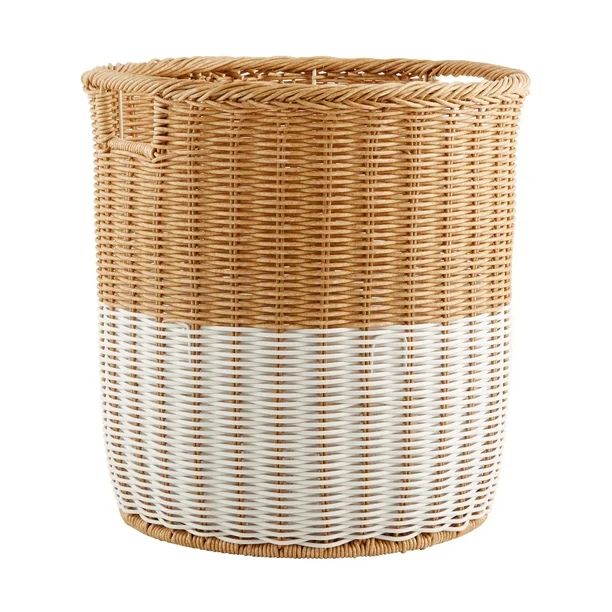 Better Homes & Gardens Large Woven Resin Wicker Planter by Dave & Jenny Marrs - Walmart.com | Walmart (US)