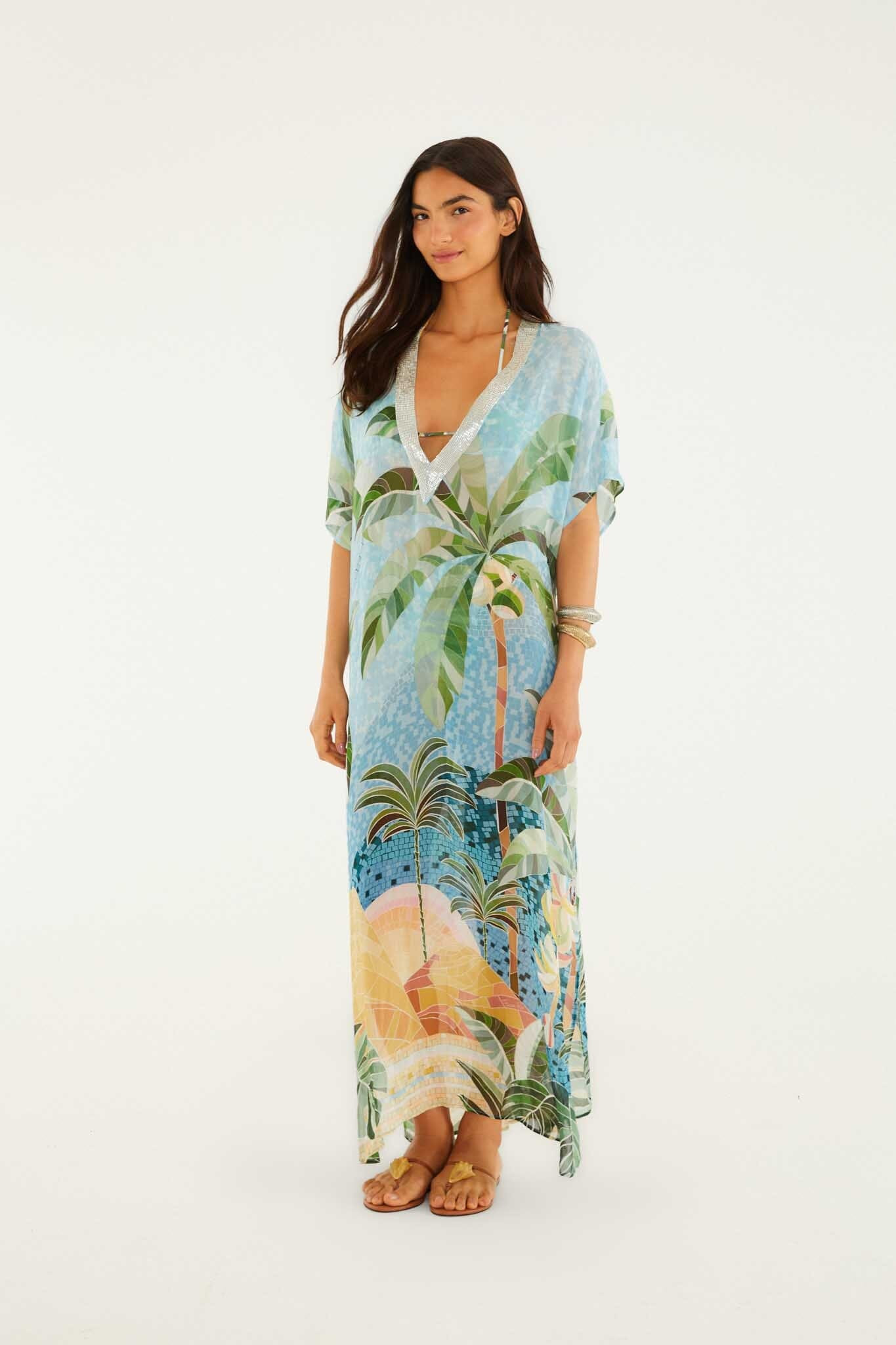 Kimono With Embroidery | FARM Rio | FarmRio (US)