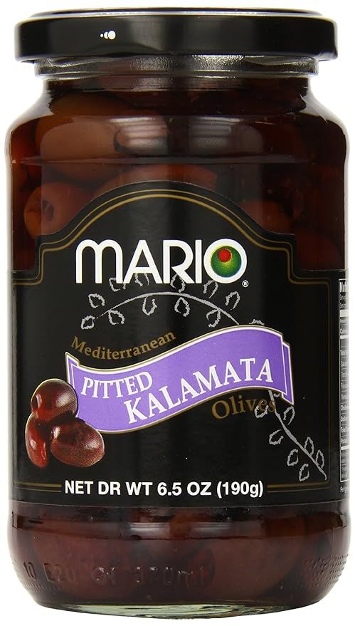Mario Camacho Foods Pitted Kalamata Mediterranean Olives, 6.50 Ounce | Amazon (US)