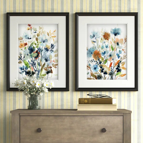 Holland Spring Mix - 2 Piece Picture Frame Painting Set | Wayfair North America