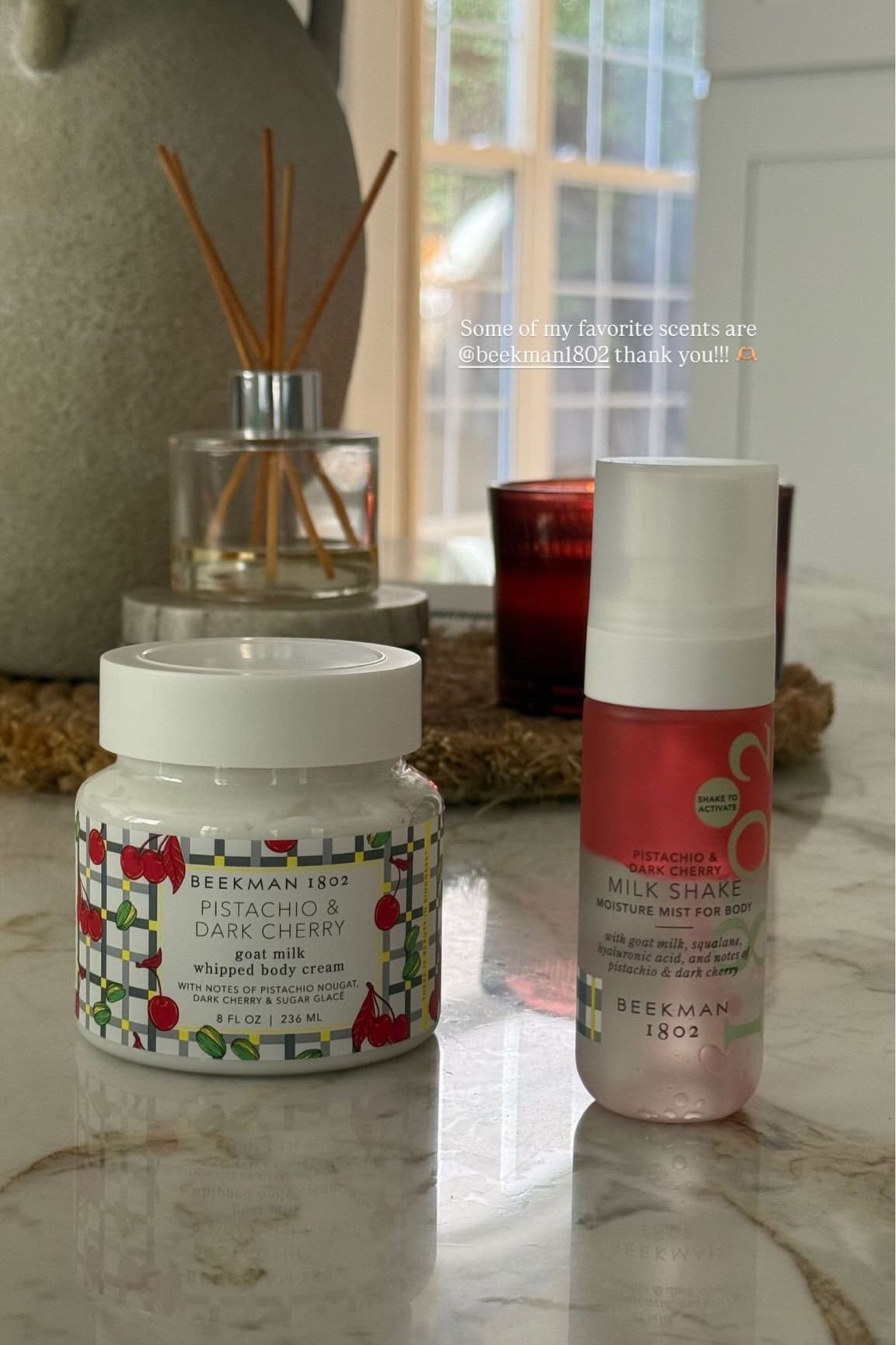 Some of my favorite scents are @beekman1802 thank you!!! 🫶🏼