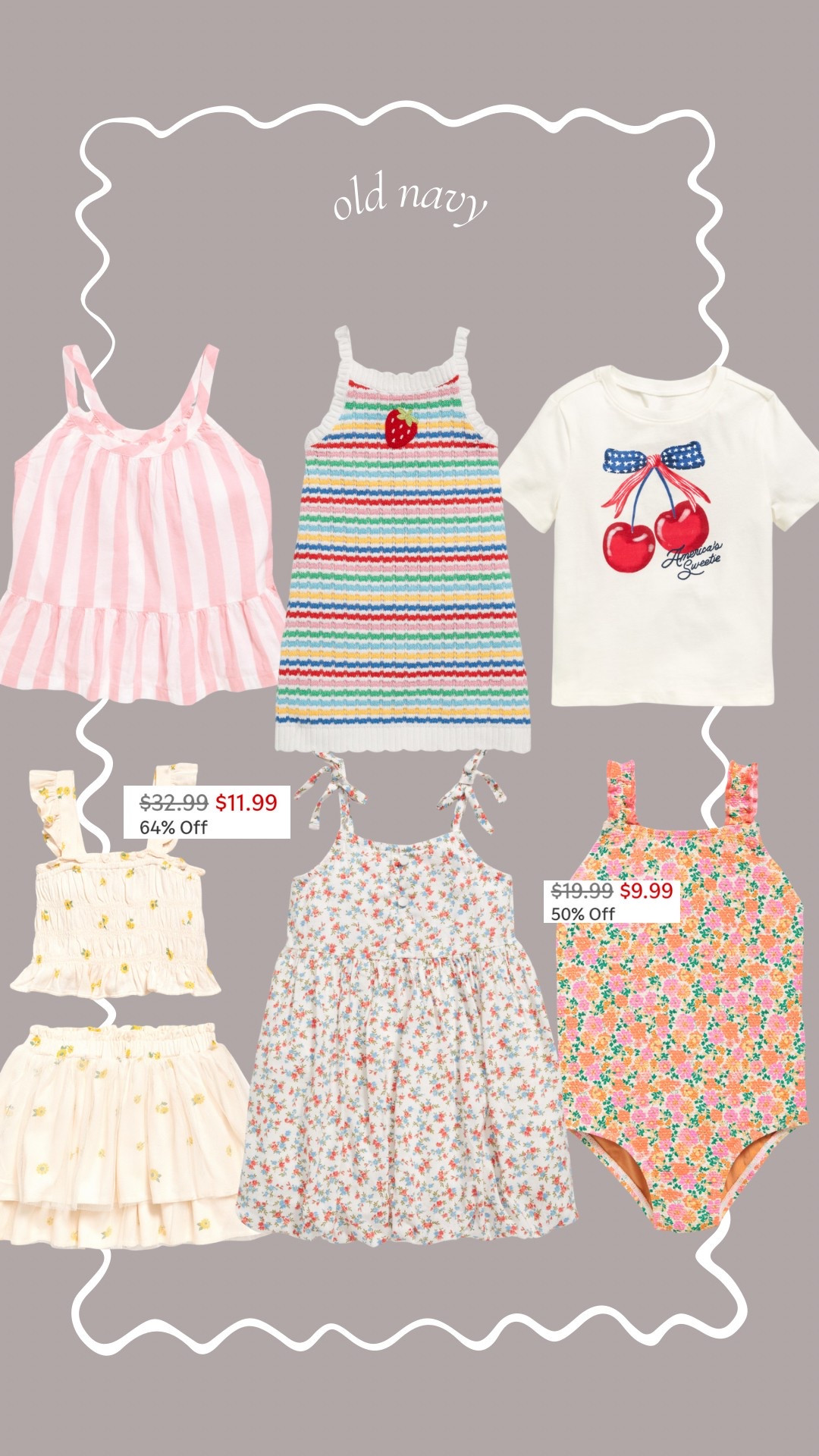 Old navy toddler girl summer finds! 🌞 