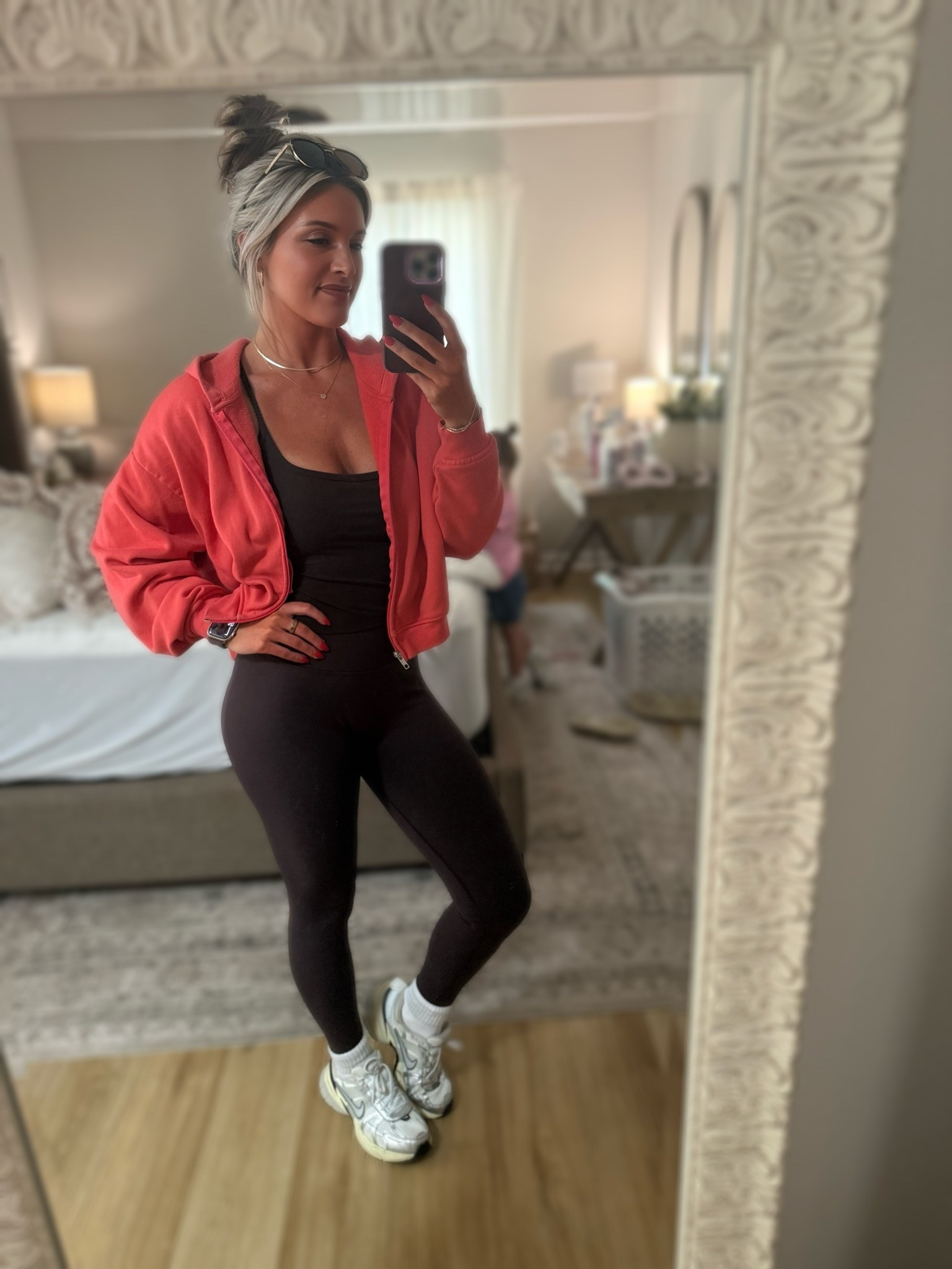 Walmart zip up hoodie! I got a large to be oversized!

#LTKgrwm #LTKootd #LTKActive