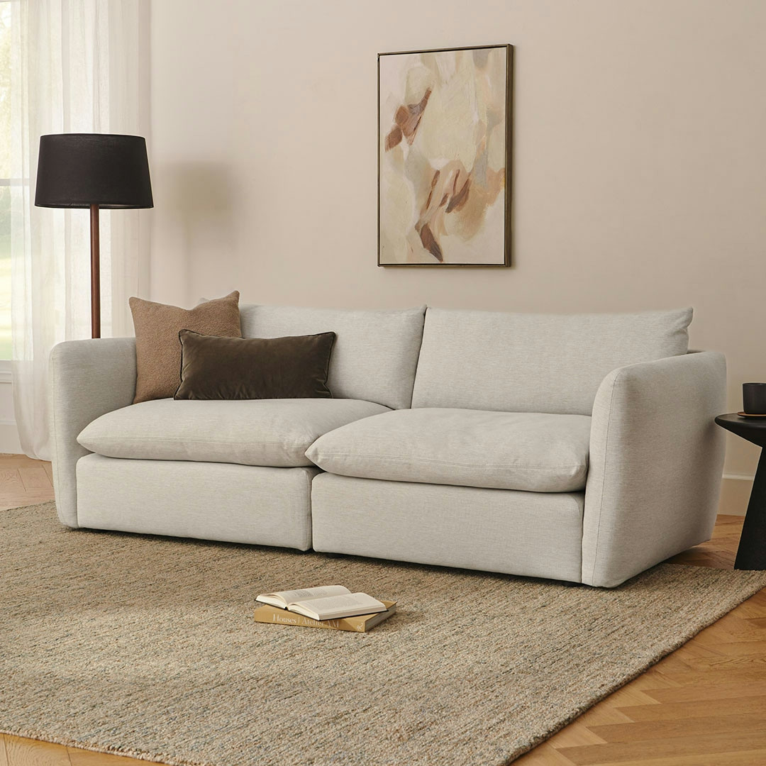 Leigh 92" Modular Sofa - Silver Ivory | Article