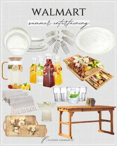 Walmart - Summer Entertaining

Dazzle your guests with your entertaining prowess!  Whether indoor or out, you are set to impress with these finds from Walmart!

Seasonal, summer, entertaining, charcuterie, tables, carafe, pitcher, glasses, cups, plates, bowls, outdoor

#LTKFindsUnder50 #LTKSeasonal #LTKParties