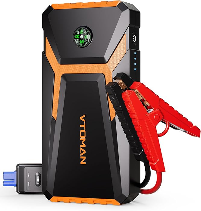 VTOMAN V6 Pro Jump Starter, 2000A Car Battery Jumper Starter Portable for 7L Gas/5L Diesel Engine... | Amazon (US)