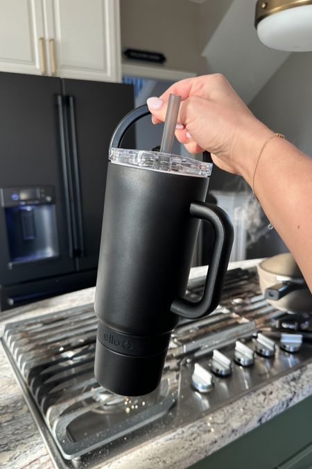 Amazon tumbler with a handle! Keeps things cold for 24 hours!! 

#LTKfindsunder50 #LTKstyletip