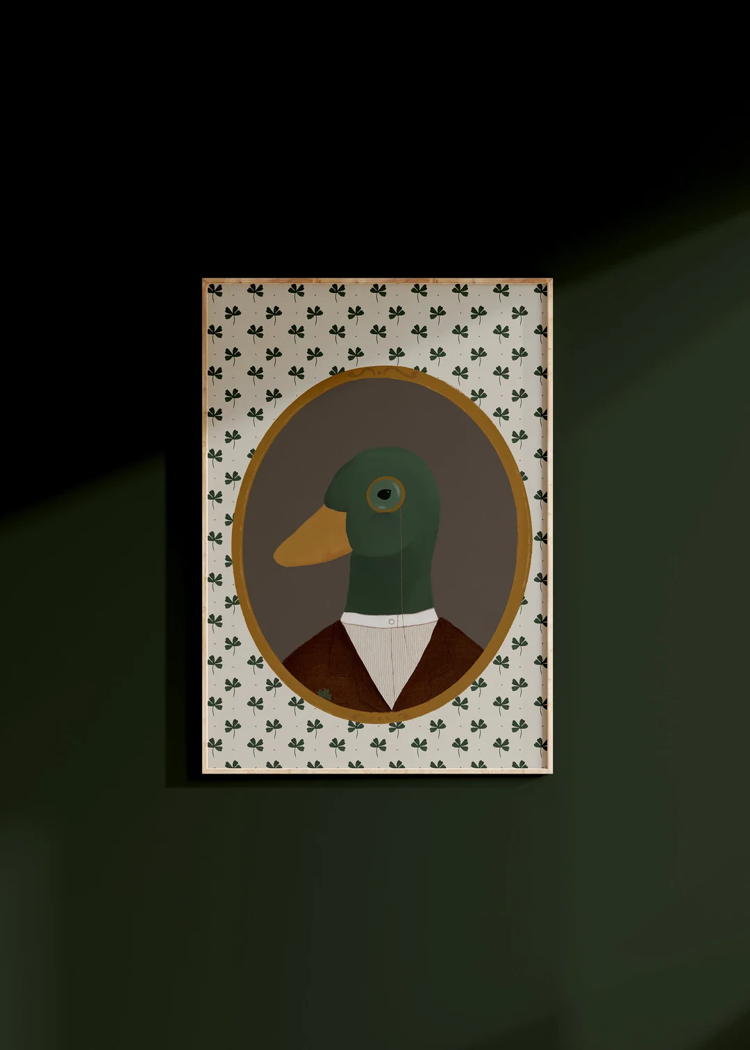 Duck Print Green Boy Nursery Decor Vintage Duck Print Woodland Nursery Decor Mallard Farm Nursery... | Etsy (US)