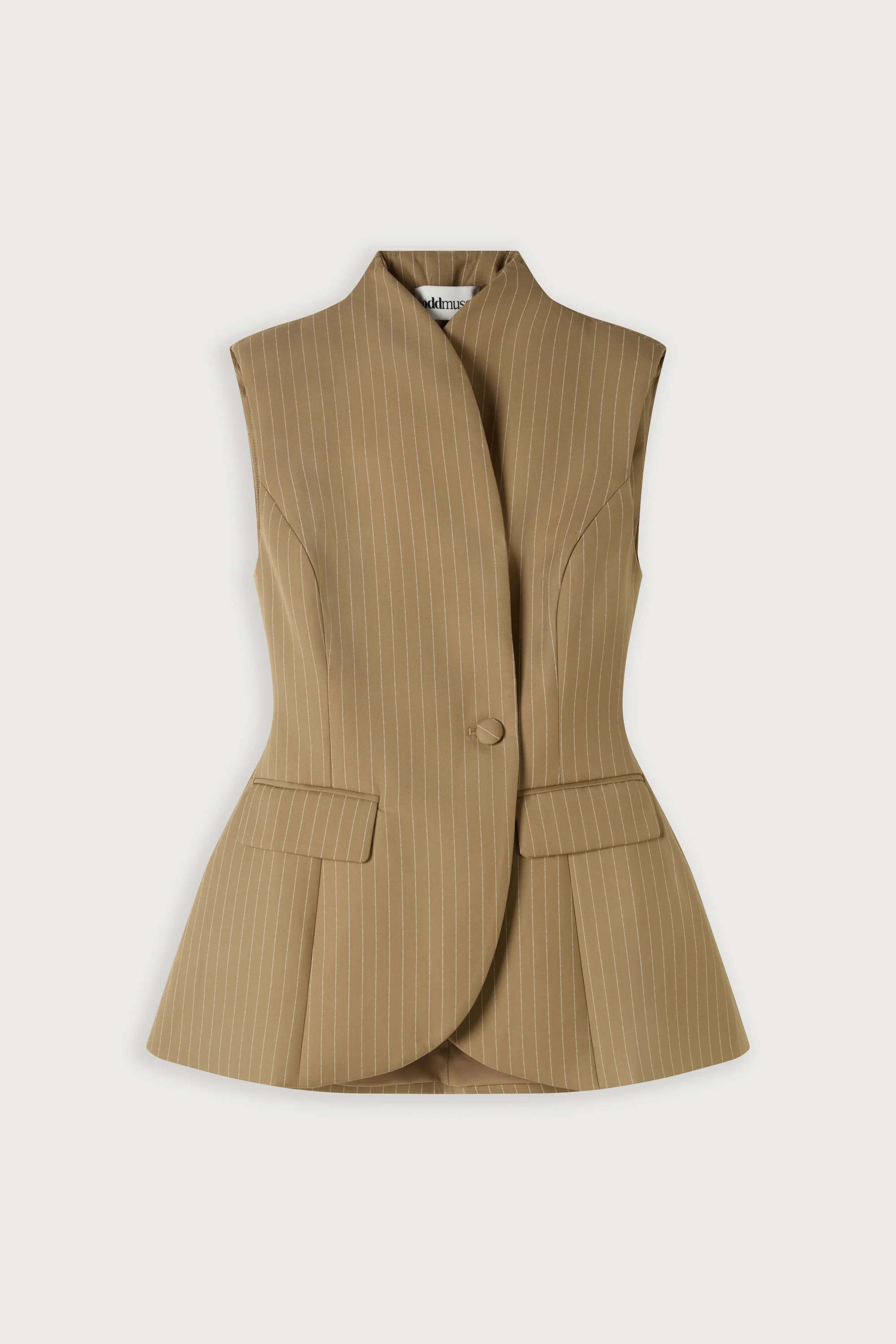 Tailored Sleeveless Blazer | Odd Muse