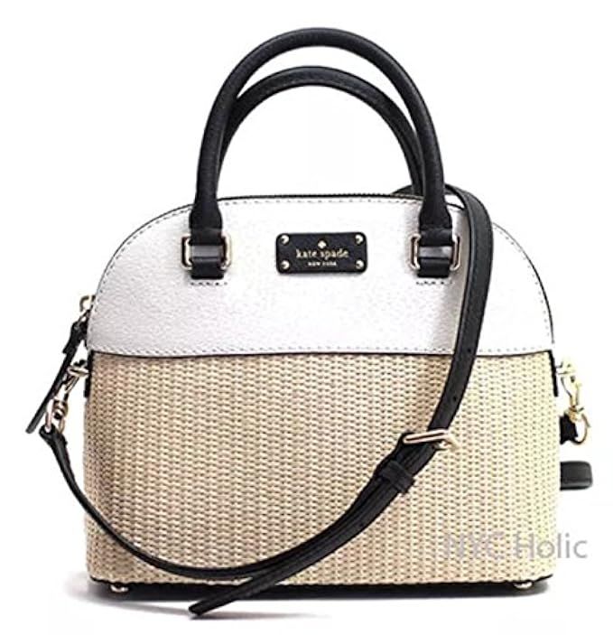 Kate Spade Grove Street Straw Mini Carli Crossbody Handbag Multi | Amazon (US)