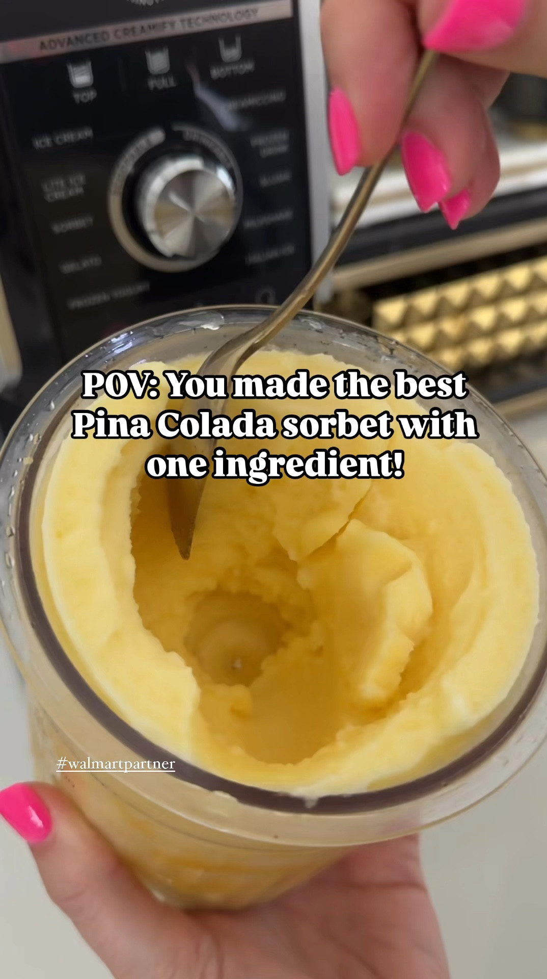 I am so excited about Bettergoods, Walmart’s new private brand that delivers quality, unique, chef-inspired food at an incredible value! @Walmart is on a mission to bring more flavorful, more adventurous, and more diverse
options to your daily meals! #walmartpartner

The pineapple jar fruit in the Creami is amazing! So flavorful with just one ingredient! A quick flavorful dessert! I just added a little extra water after the first spin and then processed one more time! They have several other flavors you could try too! 

#LTKHome #LTKStyleTip #LTKSeasonal