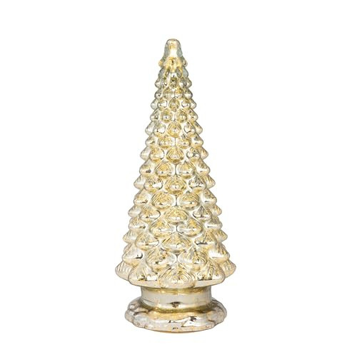 Mr. Christmas 20" Mercury Glass Tree with Twinkling LED Lights, Vintage Holiday Décor | Amazon (US)