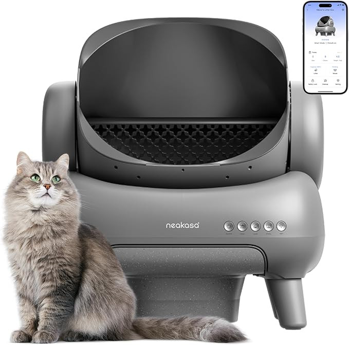 Neakasa M1 Open-Top Self Cleaning Cat Litter Box, Automatic Cat Litter Box with APP Control, Odor... | Amazon (US)