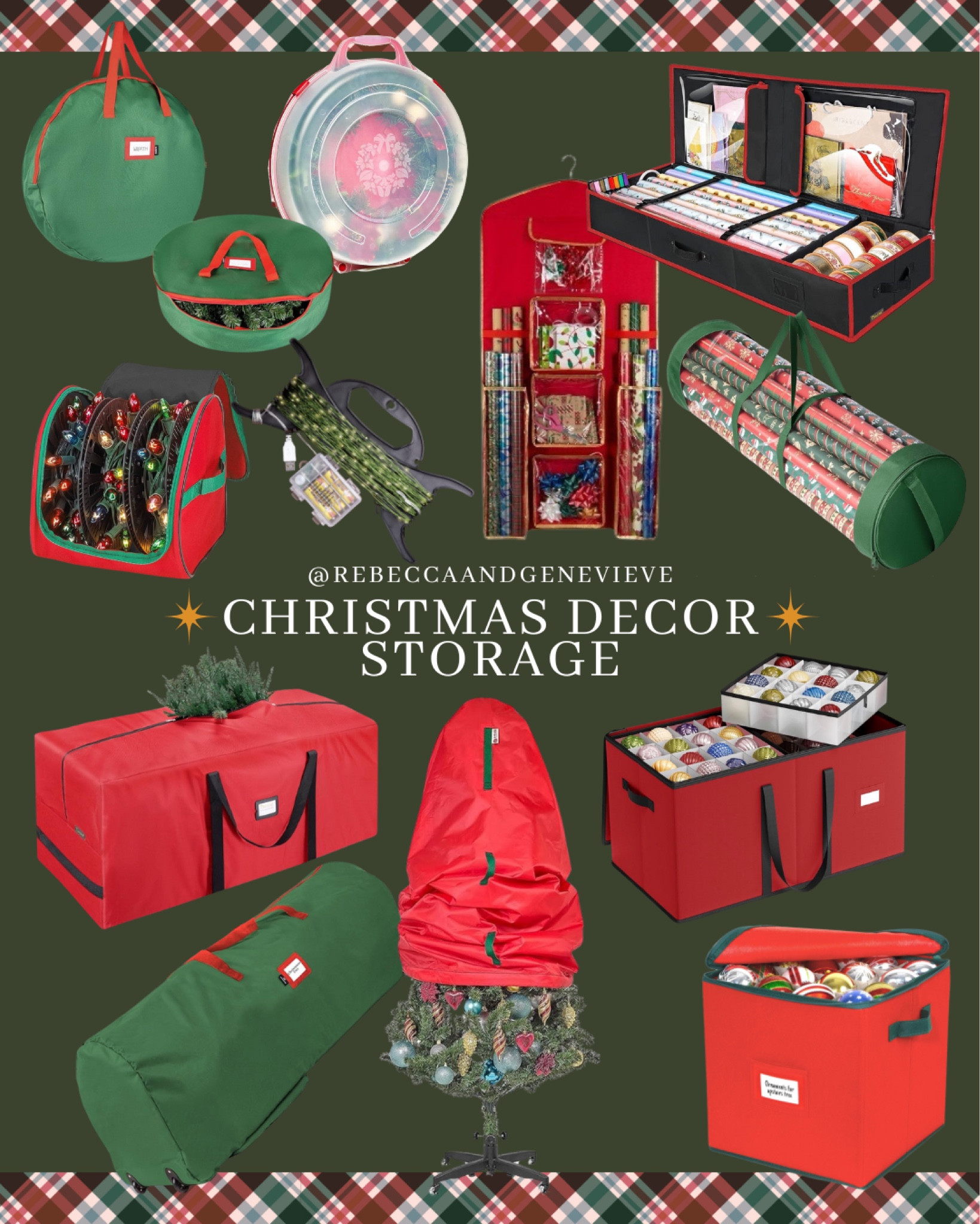  Christmas decor storage 🎄

#LTKHome #LTKHoliday #LTKFindsUnder50