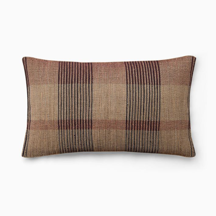 Graphic Plaid Pillow Cover | West Elm (US)