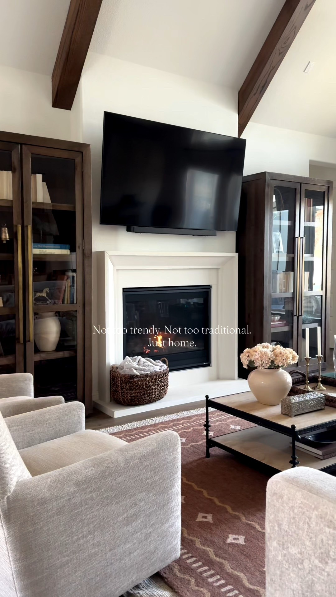 Living room, master bedroom, home decor, home inspo, coffee table, tall cabinets, @Crate & Barrel @Wayfair 

#LTKHome #LTKstorytime