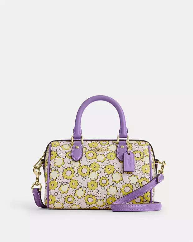 Mini Rowan Crossbody Bag With Floral Print | Coach Outlet US