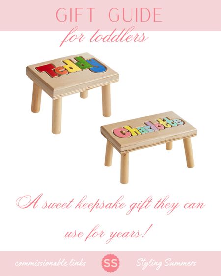 A sweet keepsake gift, these stools are so well made and adorable. 

#LTKkids #LTKGiftGuide #LTKbaby