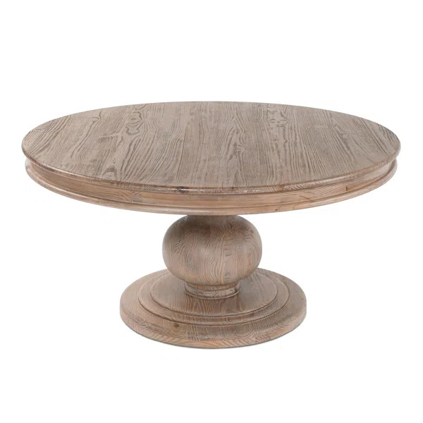 Dadeville Round Solid Wood Dining Table | Wayfair North America