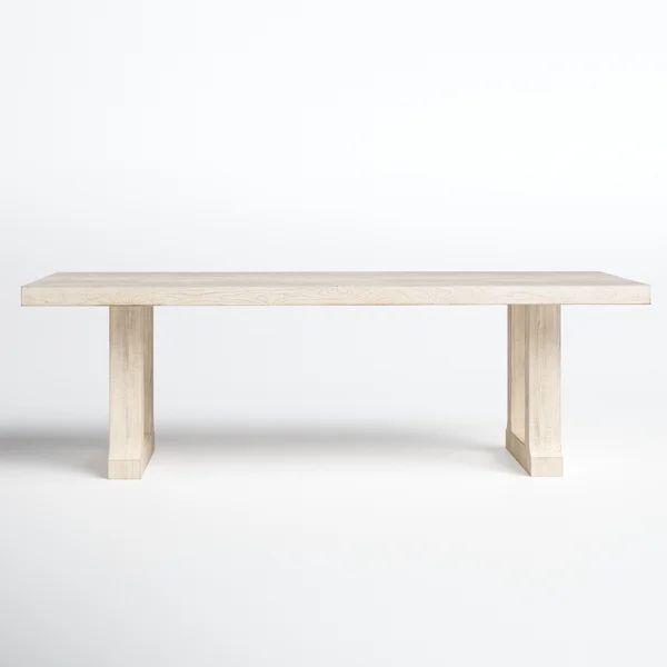 Loralee 94.5" Pine Solid Wood Dining Table | Wayfair Professional