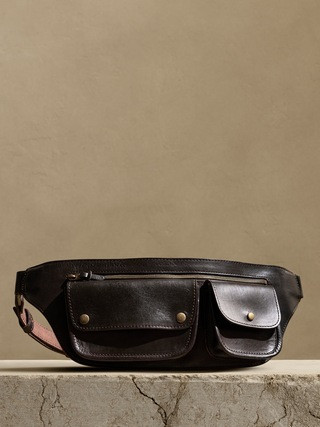 Morocco Leather Belt Bag | Banana Republic (US)