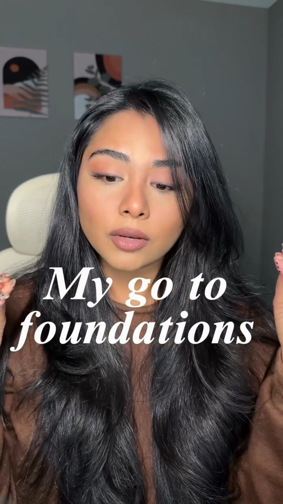 I have a neutral-olive skin tone, leaning more towards olive.  I own a ton of foundations, but here are my top recommendations for someone with really dry skin. 
@narsissist @makeupbymario @sheglam_official @hudabeauty @maccosmeticscanada @lysbeautyofficial @fentybeauty @hourglasscosmetics @rarebeauty 

#oliveskin #brownskin #foundation #shadematch #browngirlmakeup