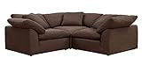 Sunset Trading Cloud Puff Piece Slipcovered Modular Sofa Couch with Removable Washable 1 22 Sectiona | Amazon (US)